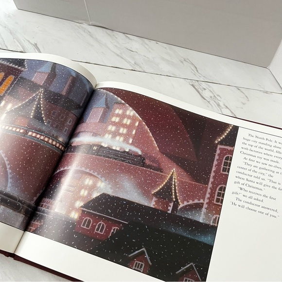 The Polar Express Book by Chris Van Allsburg Hard Cover Kids Children - Picture 11 of 16
